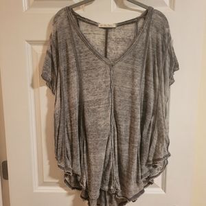 Free people grey Sammie shirt